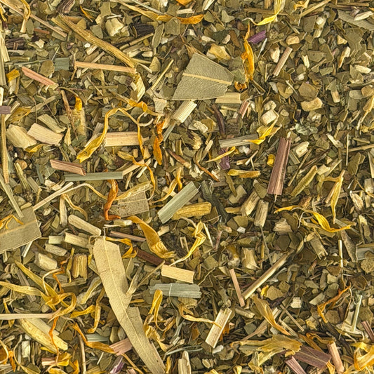 Maté, fleur de souci et eucalyptus