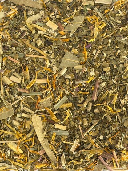 Maté, fleur de souci et eucalyptus